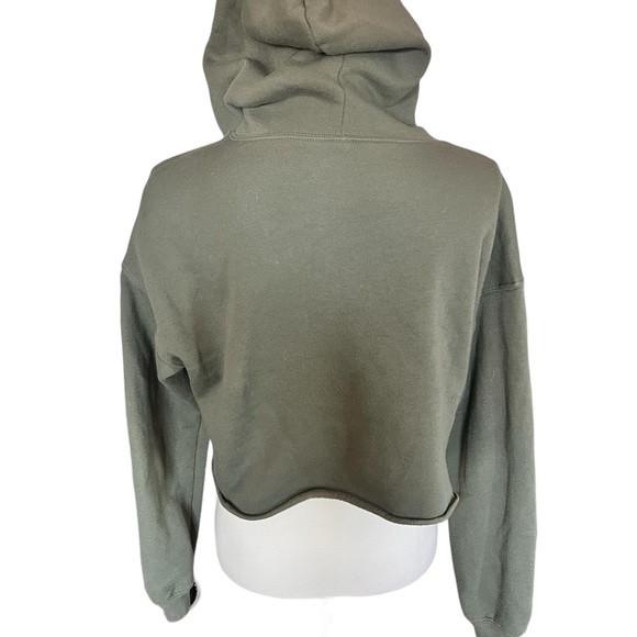 Nature lover Bella + Canvas Cropped Hoodie S - ‘No Planet B’ mountain st… - Picture 4 of 9